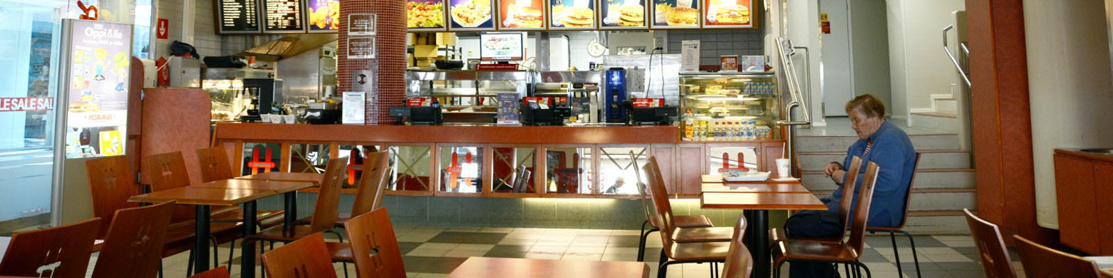 modern fast-food restaurant