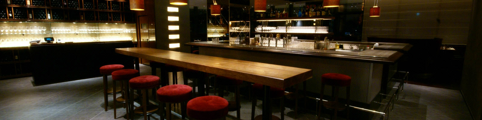 Modern bar design and furniture