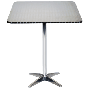 Stainless steel table and chairs on sale