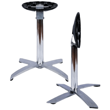 Designer Series Foldable Aluminum Table Base - 30" Table Height