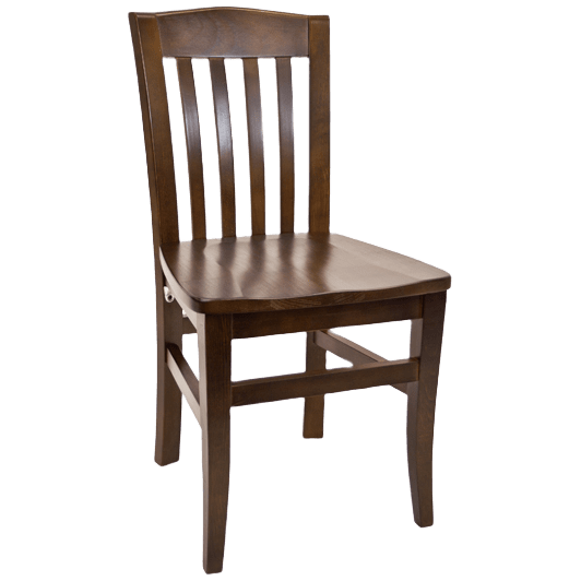 Beechwood Vertical Slat Restaurant Chair