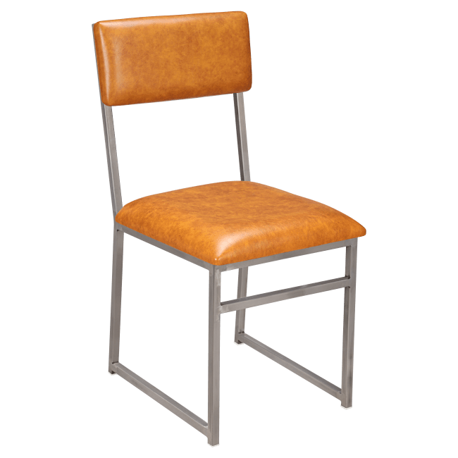 Indy Metal Chair with Padded Back
