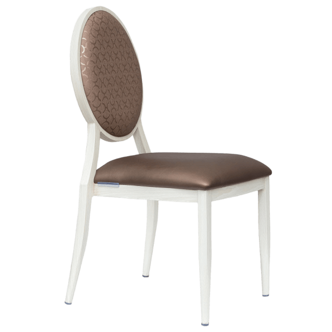 Deco Lotus Back Aluminum Chair
