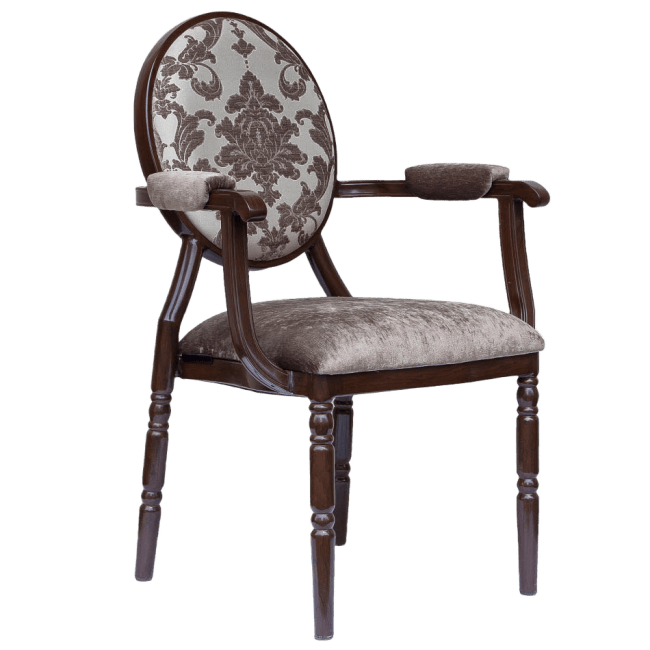 Lancre Padded Aluminum Arm Chair