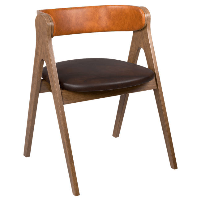 Strand Wood Chair with Padded Back