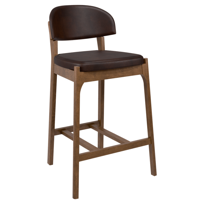 Neli Wood Bar Stool