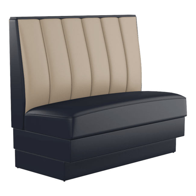 Red Restaurant Booth single & double 48"Long x 42" high Upholstered  Plain back 