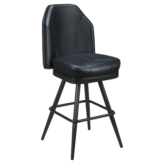 Giada Premium Casino Bucket Bar Stool with Square Frame 