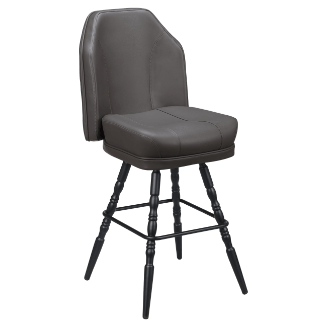 Giada Premium Casino Bucket Bar Stool with Vintage Frame