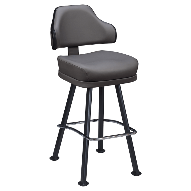 Gioco Premium Casino Bucket Bar Stool with Arched-Oval Frame