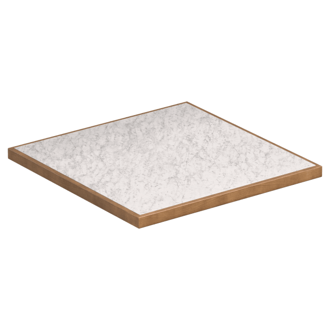 Laminate Overlay and Wood Edge Table Top