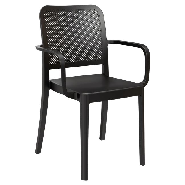 Rowan Perforated Outdoor Resin Armchair