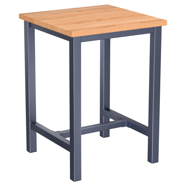 Ottis Bar Height Table Set in Dark Grey Finish