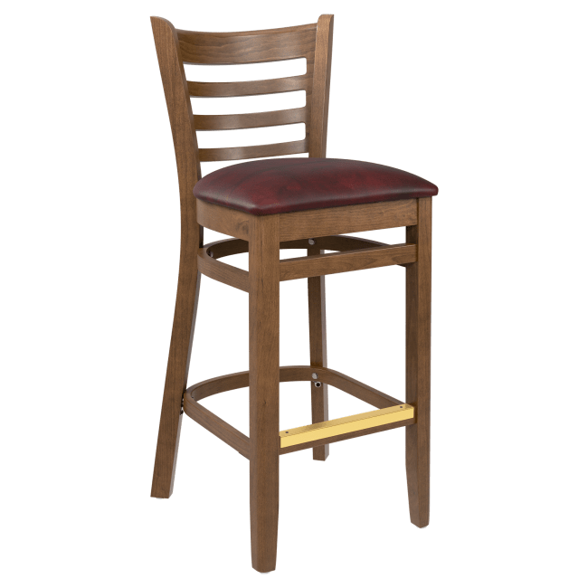 Premium US Made Ladder Back Restaurant Bar Stool