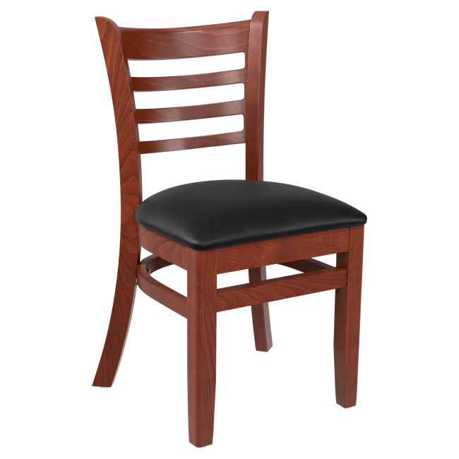 Premium US Made Ladder Back Wood Restaurant Chair
