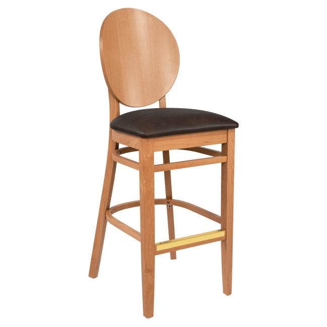 Premium Lorenzo Wood Bar Stool