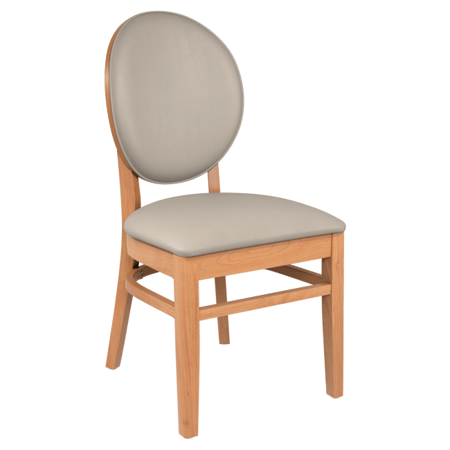 Premium Lorenzo Wood Chair with Padded Back