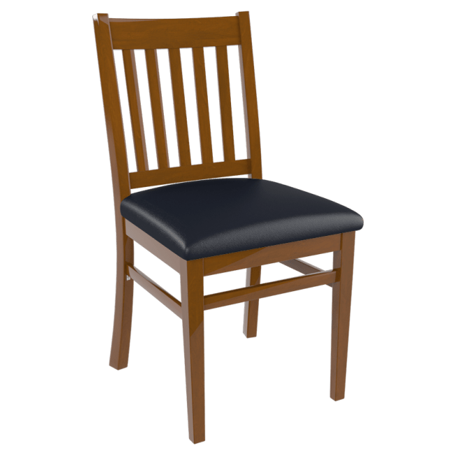 Designer Series Logan Vertical Slat Restaurant Chair