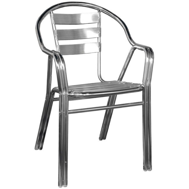Double Tube All Aluminum Outdoor and Patio Chair