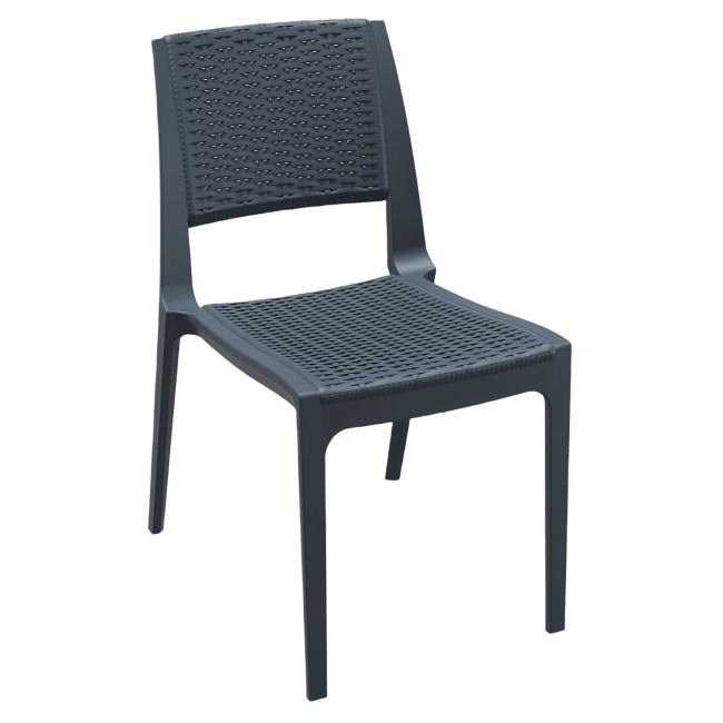 Selina Wicker Look Resin Patio Chair