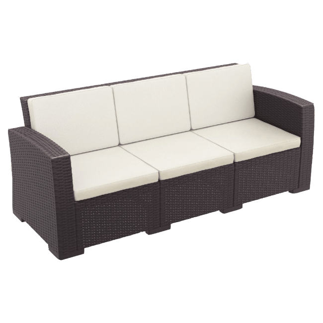 Shelly Commercial Resin Patio Sofa