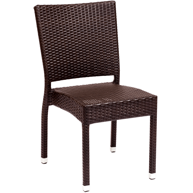 Felix Woven Chocolate Rattan Patio Chair 