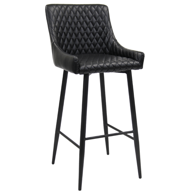 Maal Diamond Stitch Upholstered Bar stool
