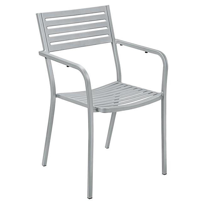 Ella Outdoor Armchair in Titanium Gray