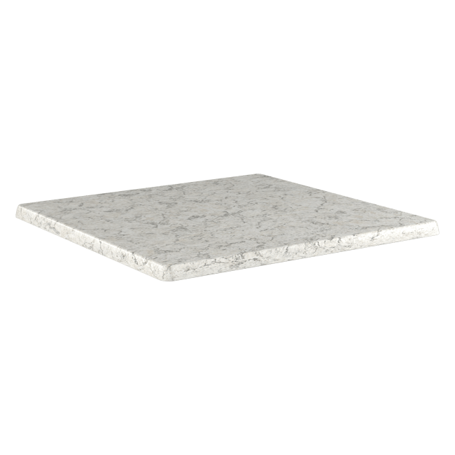 Outdoor Resin Table Top in Light Marble Finish