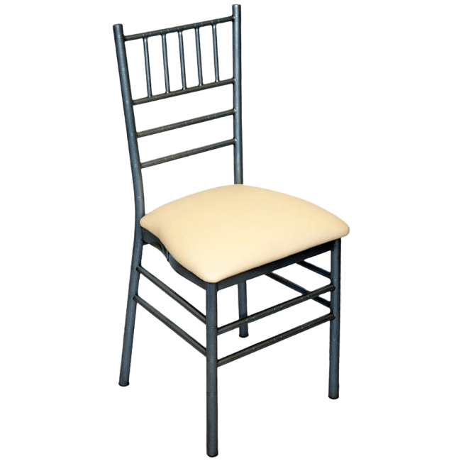 Supreme Metal Chiavari Ballroom Chair in Grey Finish