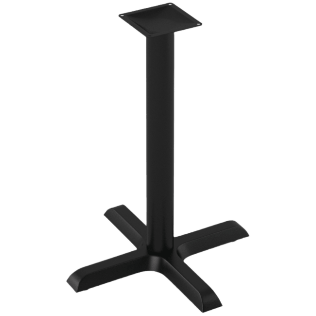 X Prong Cast Iron Restaurant Table Base - 30" Table Height