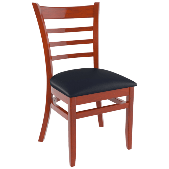 Premium US Made Ladder Back Wood Restaurant Chair