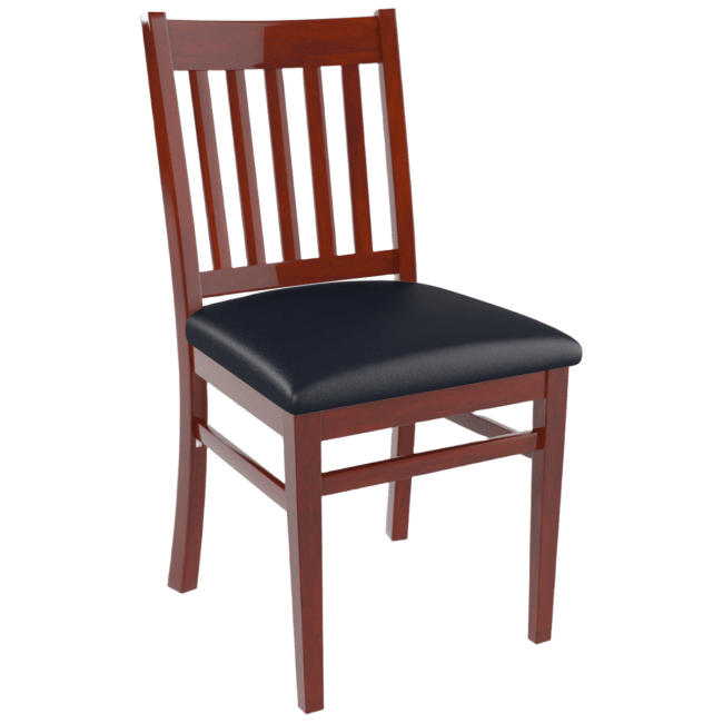 Designer Series Logan Vertical Slat Restaurant Chair