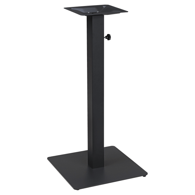 Carlo Outdoor Umbrella Table Base in Black - Bar Height