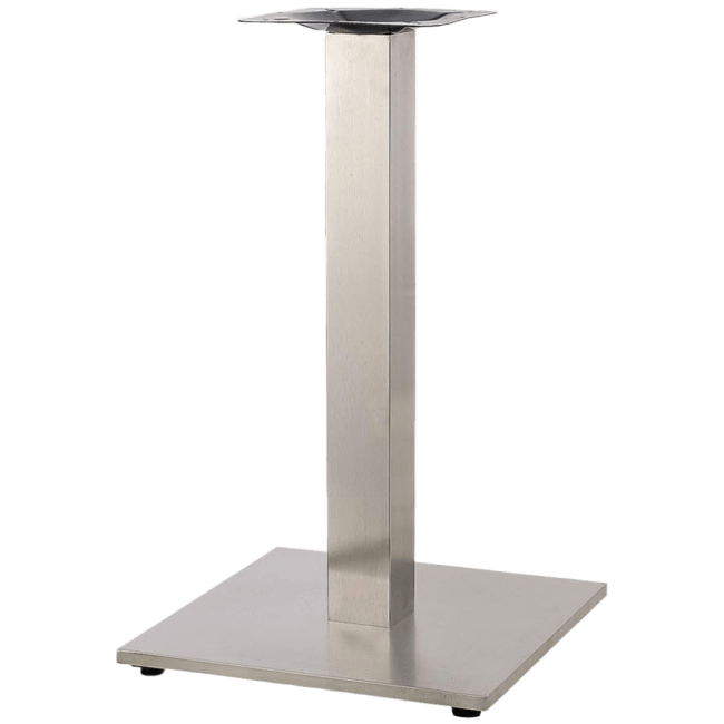 Square Stainless Steel Table Base - 30" Table Height