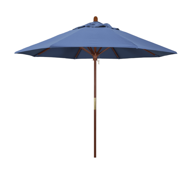 Ventura Wood Commercial Umbrella - 9 ft