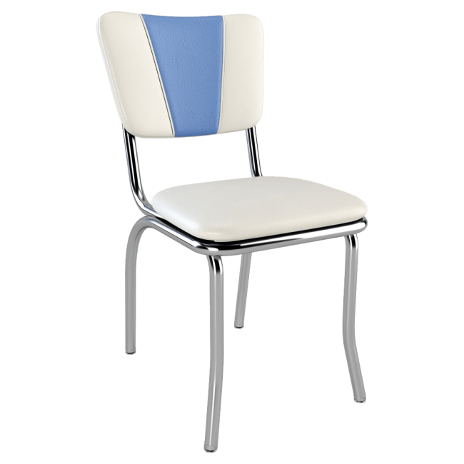 V Shape Metal Diner Chair