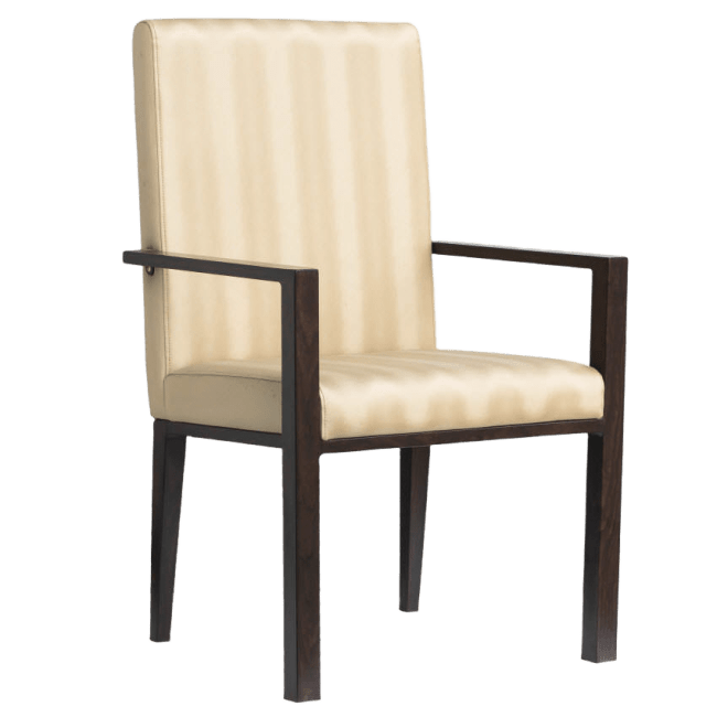 Celestino Padded Aluminum Arm Chair