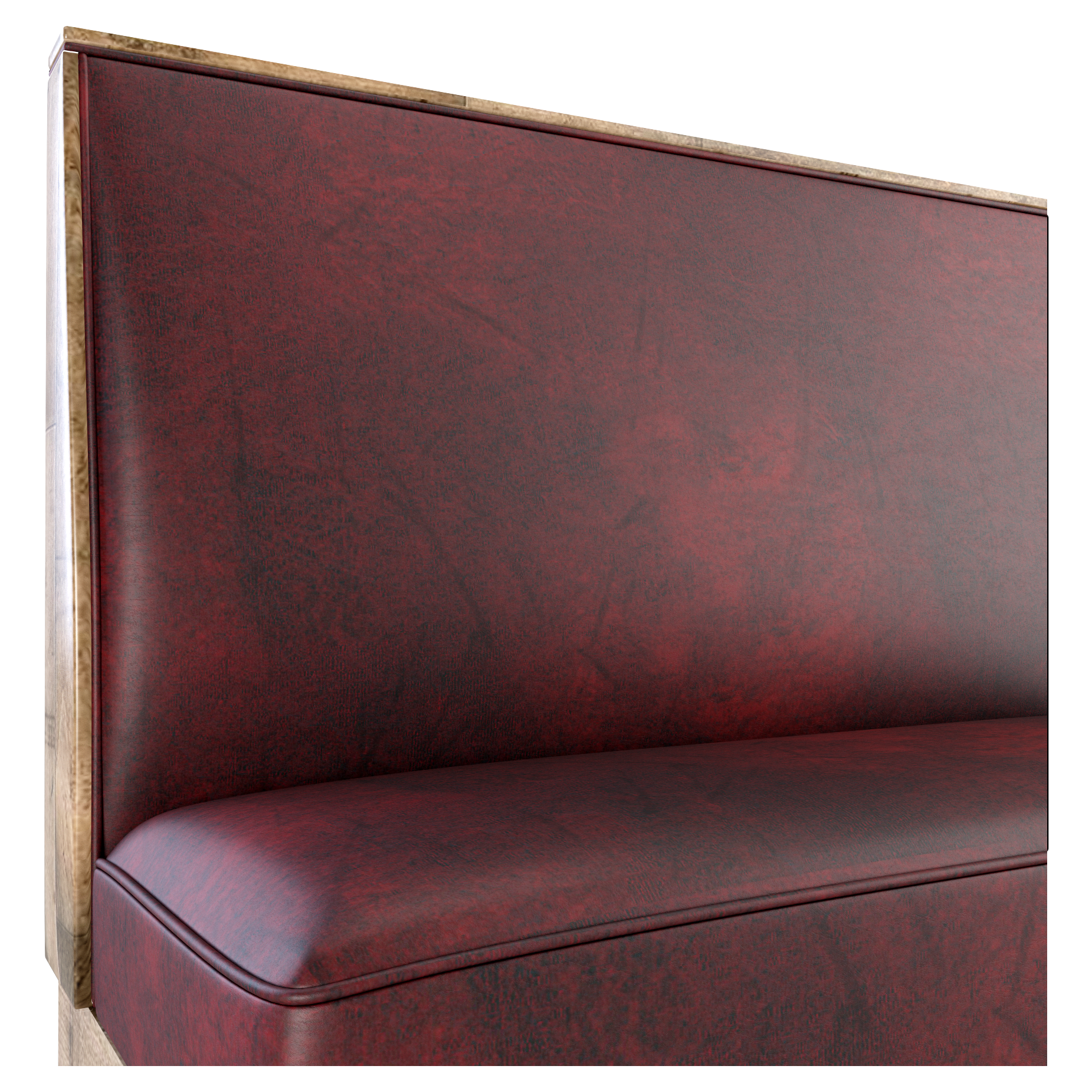 SH Reclaimed Style Plain Back Booth