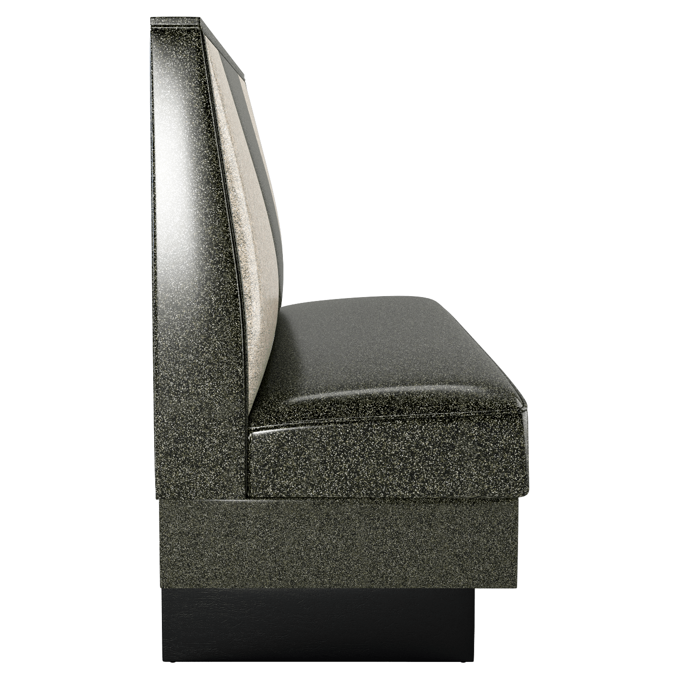 V Shape Back Restaurant Diner Booth with Padded Base