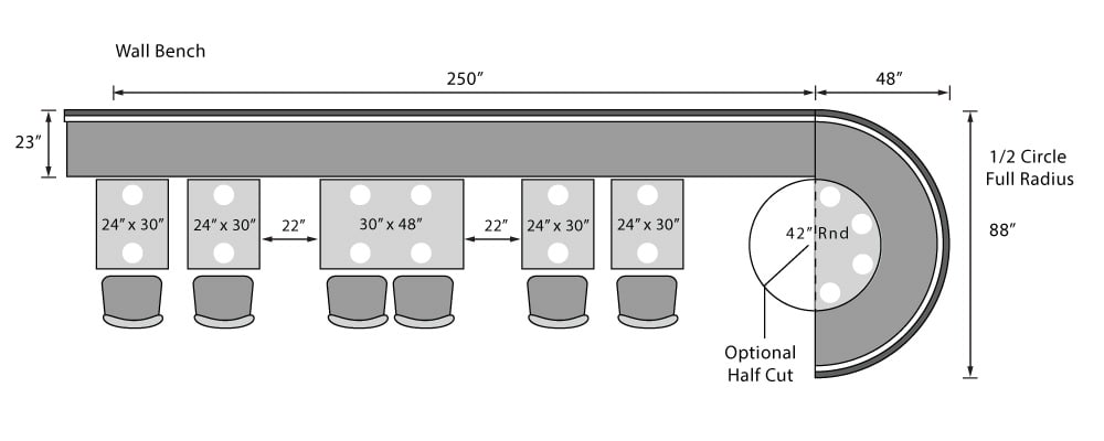 Guide to Restaurant Booths Dimensions and Shapes