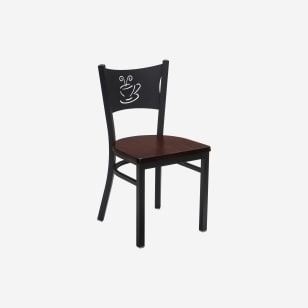 Metal Coffee Cup Restaurant Chair