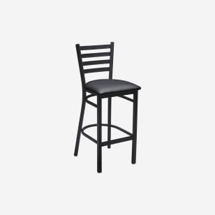 Ladder Back Metal Bar Stool