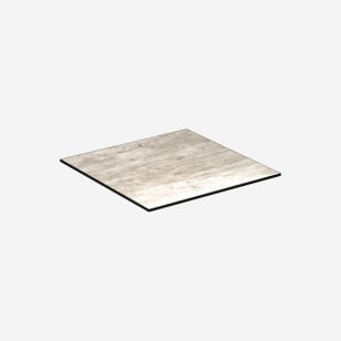 Industrial Grey Heavy Duty Outdoor Resin Table Top with Phenolic Edge