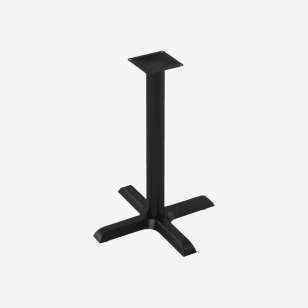 X Prong Cast Iron Restaurant Table Base - Standard Height