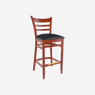 Premium US Made Ladder Back Restaurant Bar Stool