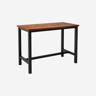 Ottis Bar Height Table Set in Black Finish