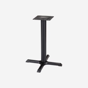 X Prong Cast Iron Restaurant Table Base - Standard Height