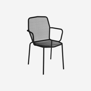 European Style Micro-Mesh Patio Arm Chair
