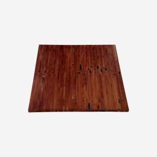 Rustic Solid Wood Butcher Block Table Top